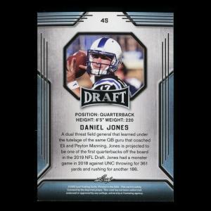 Daniel Jones 2019 Leaf Draft Gold Blue Devils/Giants