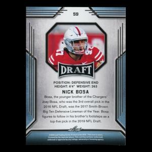 Nick Bosa 2019 Leaf Draft Gold Buckeyes/49ers
