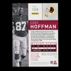 Cody Hoffman 2014 Totally Certified Redskins