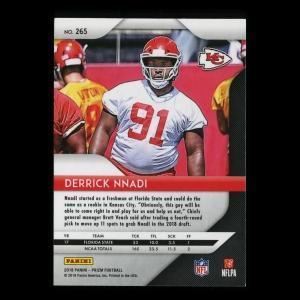Derrick Nnadi RC 2018 Prizm Rookie Chiefs
