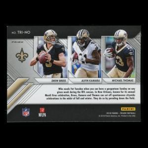 Drew Brees | Alvin Kamara | Michael Thomas 2018 Prizm Silver Trifecta Saints