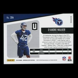 D'Andre Walker RC 2019 Unparalleled Rookie Titans