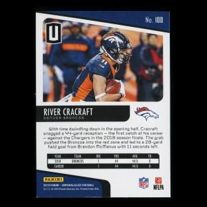River Cracraft RC 2019 Unparalleled Rookie Broncos
