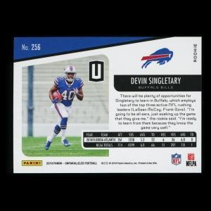 Devin Singletary RC 2019 Unparalleled Rookie Bills