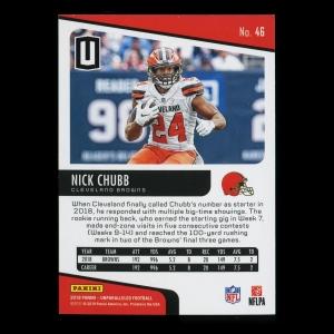 Nick Chubb 2019 Unparalleled Browns