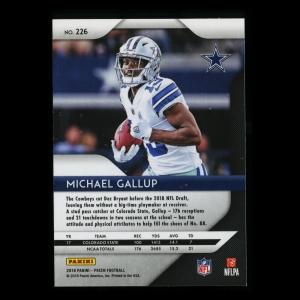 Michael Gallup RC 2018 Prizm Rookie Cowboys