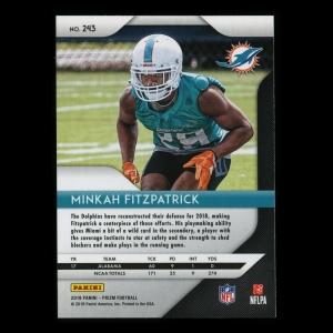 Minkah Fitzpatrick RC 2018 Prizm Rookie Dolphins