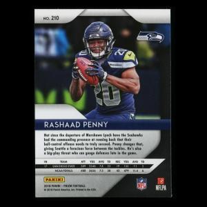 Rashaad Penny RC 2018 Prizm Rookie Seahawks