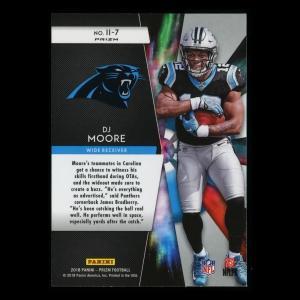 DJ Moore 2018 Prizm Silver Instant Impact Panthers