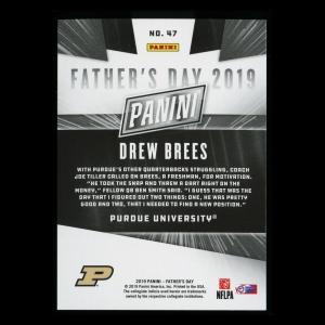 Drew Brees 2019 Father's Day Boilermakers/Saints