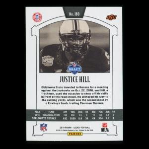 Justice Hill RC 2019 Legacy Rookie Cowboys/Ravens