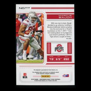 Marcus Baugh RC 2018 Contenders Draft Picks Rookie Auto Buckeyes/Redskins