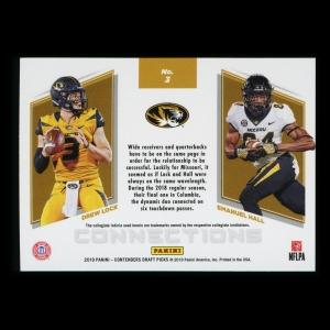 Drew Lock | Emanuel Hall 2019 Contender Draft Picks Connections Tigers