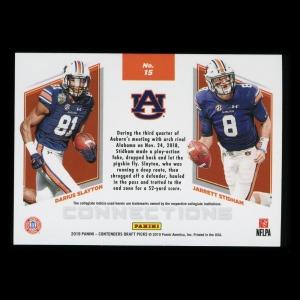 Darius Slayton | Jarrett Stidham 2019 Contender Draft Picks Connections Tigers