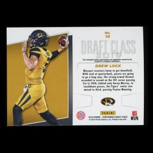Drew Lock 2019 Contender Draft Picks Draft Class Tigers