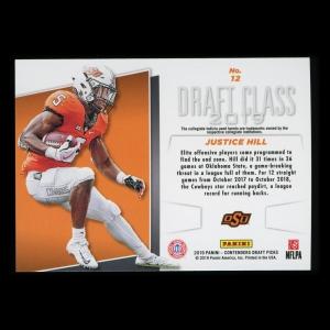 Justice Hill 2019 Contender Draft Picks Draft Class Cowboys