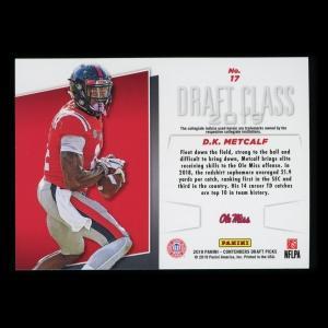 D.K. Metcalf 2019 Contender Draft Picks Draft Class Rebels