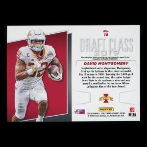 David Montgomery 2019 Contender Draft Picks Draft Class Cyclones
