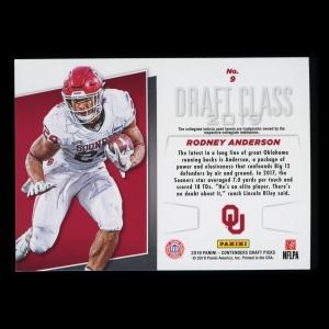 Rodney Anderson 2019 Contender Draft Picks Draft Class Sooners