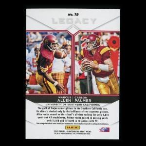 Marcus Allen | Carson Palmer 2019 Contenders Draft Picks Legacy Trojans