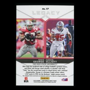 Eddie George | Ezekiel Elliott 2019 Contenders Draft Picks Legacy Buckeyes