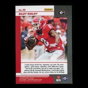 Riley Ridley 2019 Contender Draft Picks Game Day Ticket Bulldogs