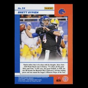 Brett Rypien 2019 Contender Draft Picks Game Day Ticket Broncos