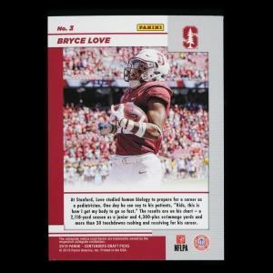 Bryce Love 2019 Contender Draft Picks Game Day Ticket Cardinal