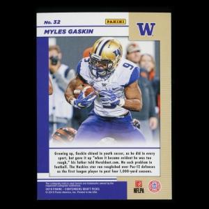 Myles Gaskin 2019 Contender Draft Picks Game Day Ticket Huskies