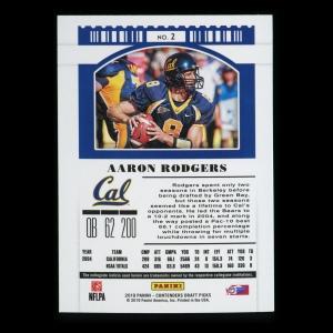 Aaron Rodgers 2019 Contender Draft Picks Season Ticket Golden Bears