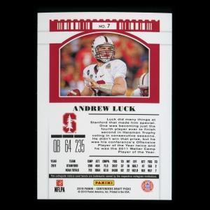 Andrew Luck 2019 Contender Draft Picks Season Ticket Cardinal
