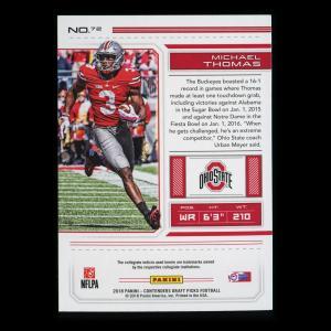 Michael Thomas 2018 Contenders Draft Picks Blue Foil Buckeyes/Saint