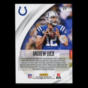 Andrew Luck 2015 The National Colts