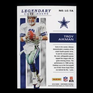 Troy Aikman 2019 Contenders Legendary Contenders Cowboys