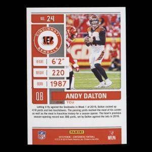 Andy Dalton 2019 Contenders Season Ticket Bengals