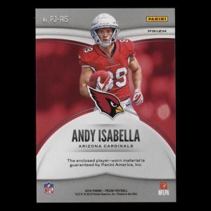 Andy Isabella 2019 Prizm Premier Patch Cardinals