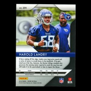 Harold Landry RC 2018 Prizm Rookie Titans