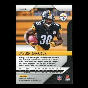 Jaylen Samuels RC 2018 Prizm Rookie Steelers