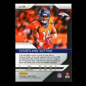 Courtland Sutton RC 2018 Prizm Rookie Broncos