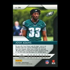 Josh Adams RC 2018 Prizm Rookie Eagles