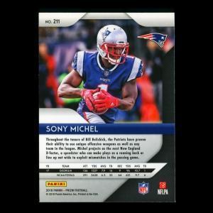 Sony Michel RC 2018 Prizm Rookie Patriots