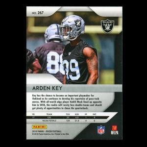 Arden Key RC 2018 Prizm Rookie Raiders