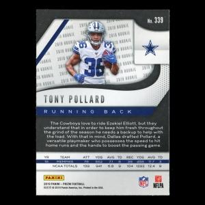 Tony Pollard RC 2019 Prizm Rookie Cowboys