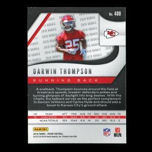 Darwin Thompson RC 2019 Prizm Rookie Chiefs