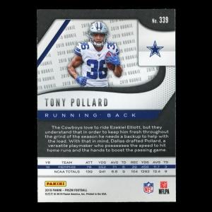 Tony Pollard RC 2019 Prizm Rookie Cowboys