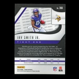 Irv Smith Jr. RC 2019 Prizm Rookie Vikings