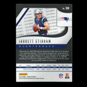 Jarrett Stidham RC 2019 Prizm Rookie Patriots