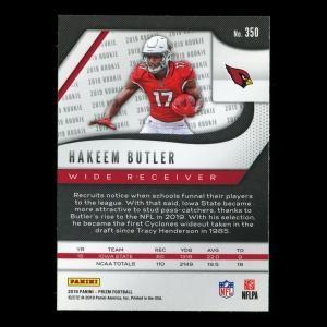 Hakeem Butler RC 2019 Prizm Rookie Cardinals