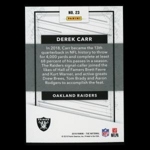 Derek Carr 2019 The National Raiders