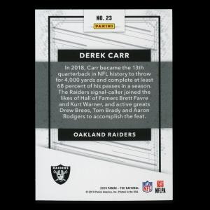 Derek Carr 2019 The National Raiders